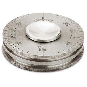 Mechanical coating thickness measurements, measuring wheel. Coating Thickness Measurement (Manuel)