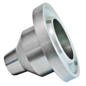 Outflow cup made of aluminium