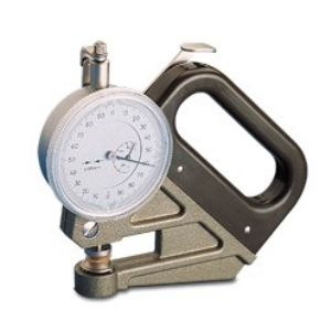 Mechanical thickness gauge for films or paper. Foil Thickness Measuring Device