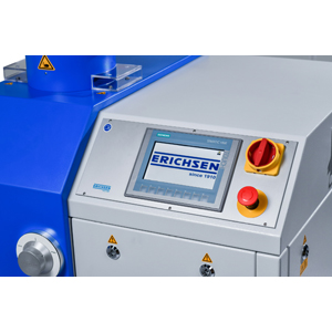 Universal sheet metal testing machine, with Erichsen cupping and deep-draw testing