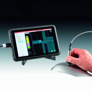 Non-destructive coating thickness measurement with ultrasound. Coating Thickness Measurement (Digital)